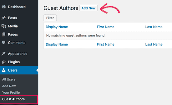 Agregar un nuevo autor invitado en WordPress 